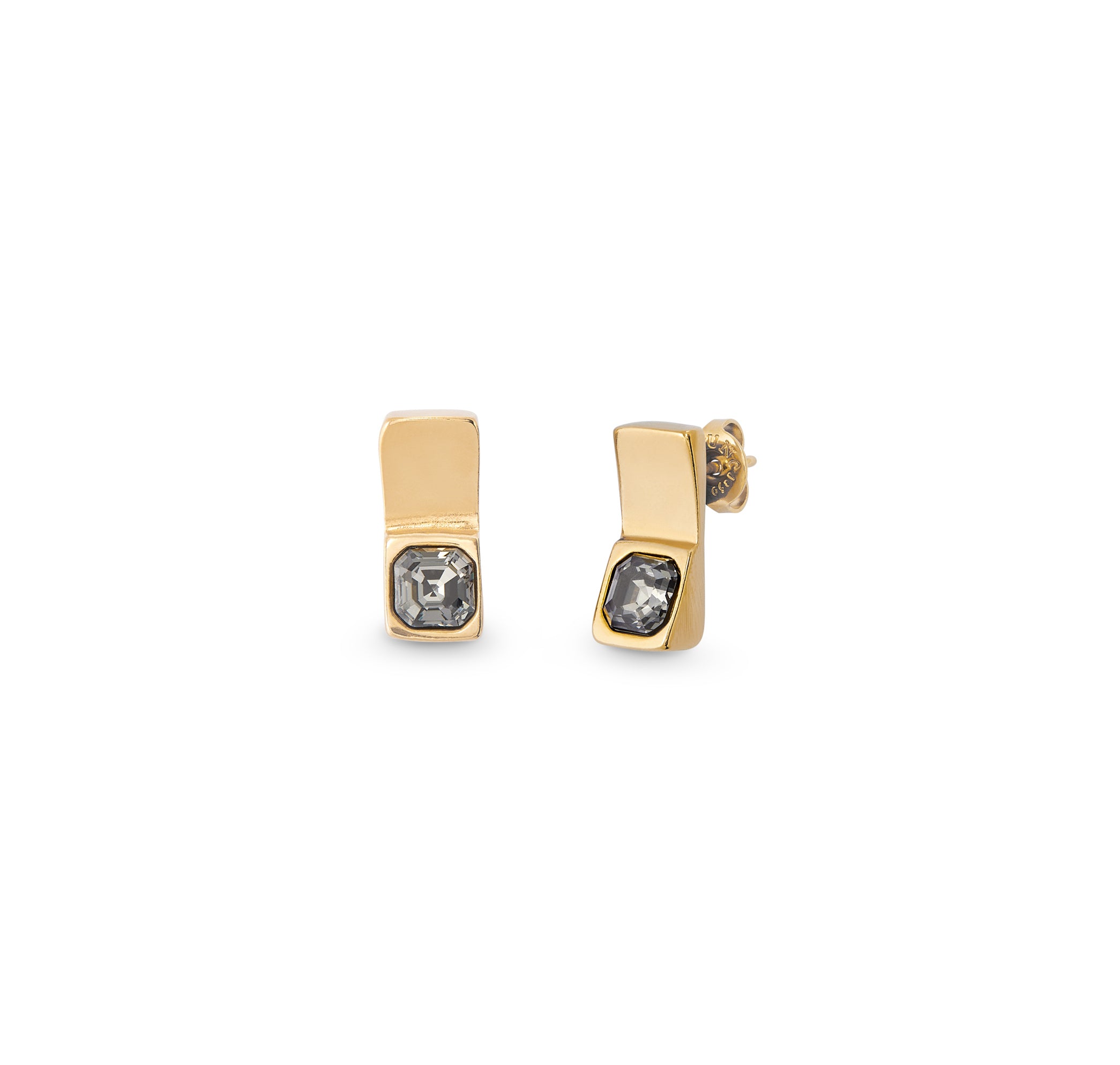 Unode50 Ser Sin Cumplejos Stud Earrings - Gold