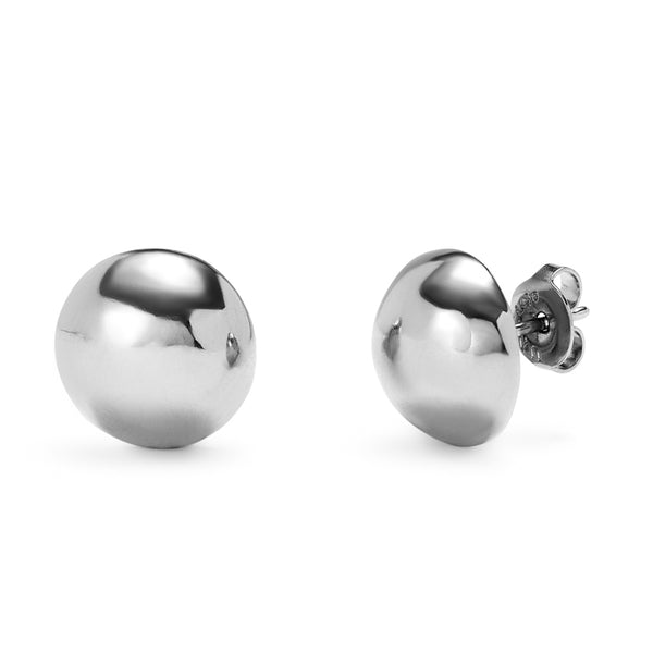 UNOde50 Ser Intrepida Silver-Plated Bead Shaped Earrings