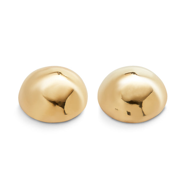 UNOde50 Ser Intrepida Gold-Plated Bead Shaped Earrings