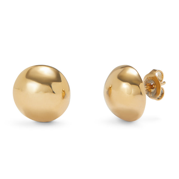 UNOde50 Ser Intrepida Gold-Plated Bead Shaped Earrings