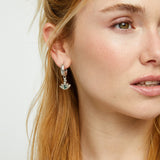 UNOde50 Ser Intuitiva Silver-Plated Drop Earrings