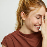 UNOde50 Ser Intuitiva Gold-Plated Drop Earrings