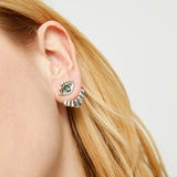 UNOde50 Ser Intuitiva Silver-Plated Drop Earrings