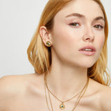 UNOde50 Ser Intuitiva Gold-Plated Earrings