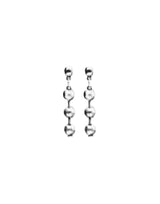 UNOde50 Sterling Silver Bead Drop Earrings