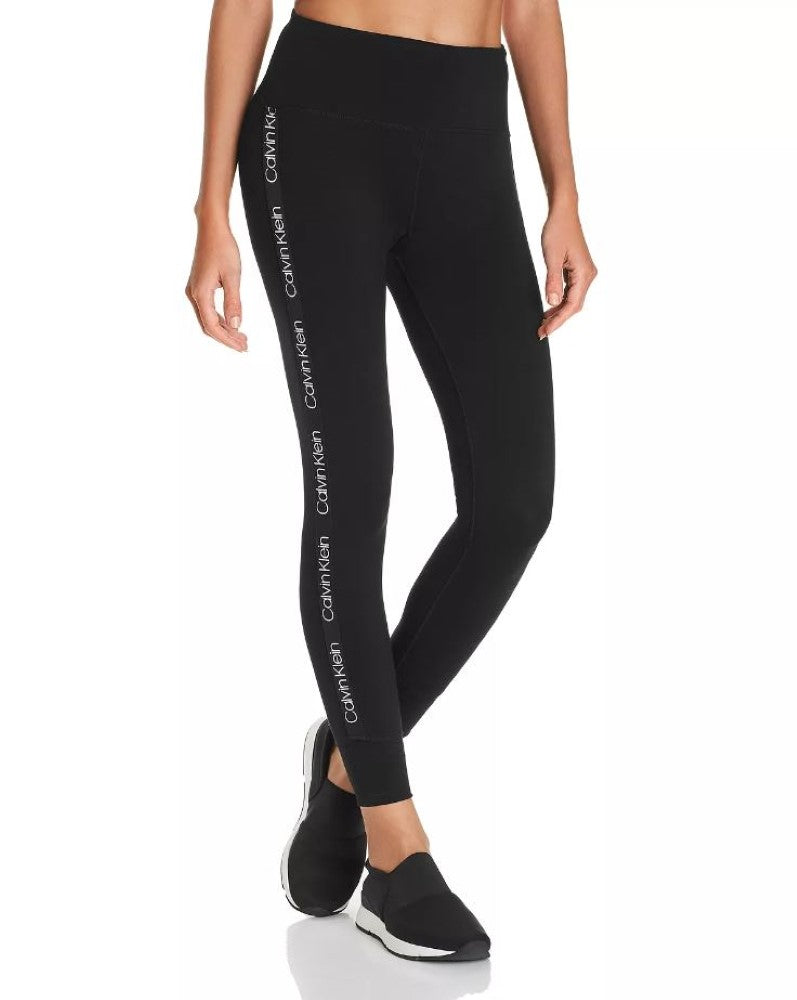 Calvin Klein Performance Womens Minimal Logo High Waist Leggings