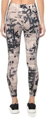 Calvin Klein Womens Printed High Waisted Leggings with Pockets