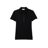 Lacoste Womens Slim Fit Stretch Mini Pique Short Sleeve Polo Shirt