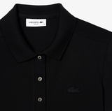 Lacoste Womens Slim Fit Stretch Mini Pique Short Sleeve Polo Shirt