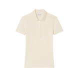 Lacoste Womens Slim Fit Stretch Mini Pique Short Sleeve Polo Shirt