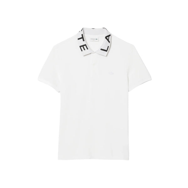 Lacoste Mens Slim Fit Branded Short Sleeve Polo Shirt