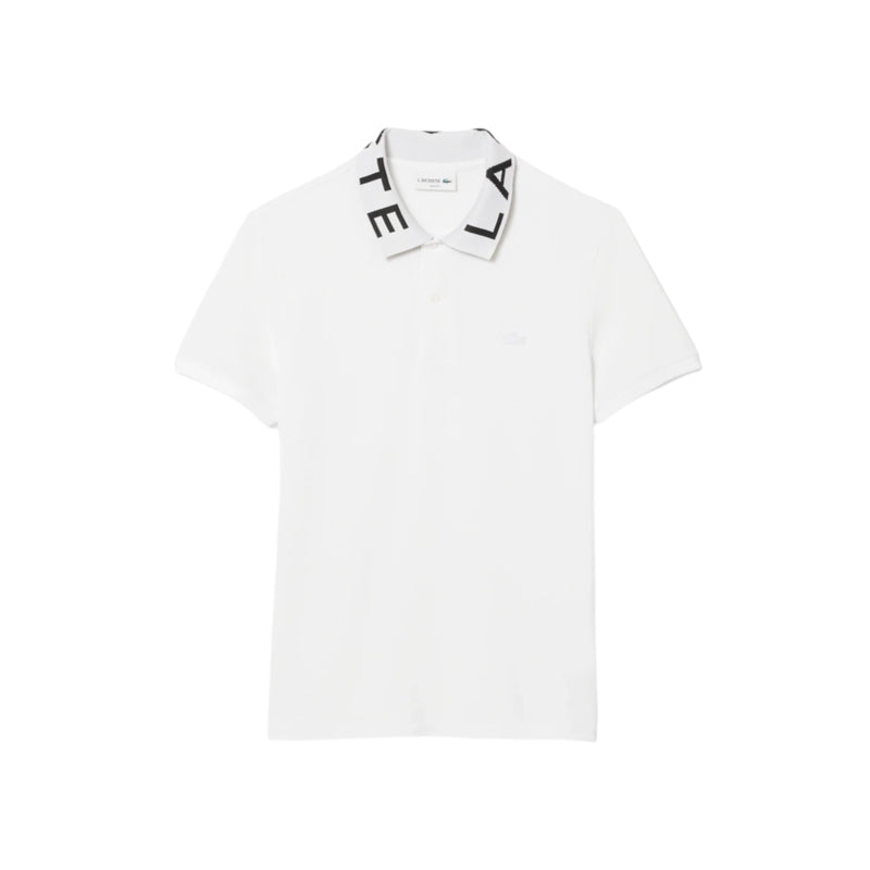 Lacoste Mens Slim Fit Branded Short Sleeve Polo Shirt