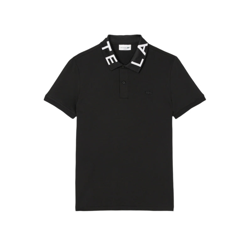 Lacoste Mens Slim Fit Branded Short Sleeve Polo Shirt