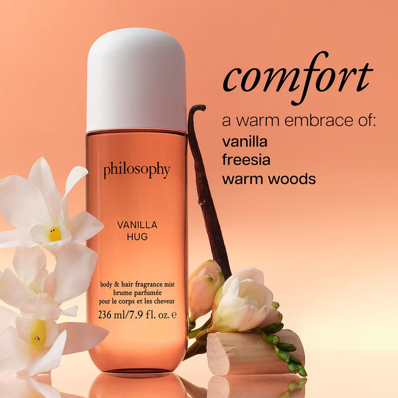 Philosophy Vanilla Hug Body & Hair Fragrance Mist - 7.9 oz.