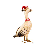 Evergreen Metal Goose Statuary