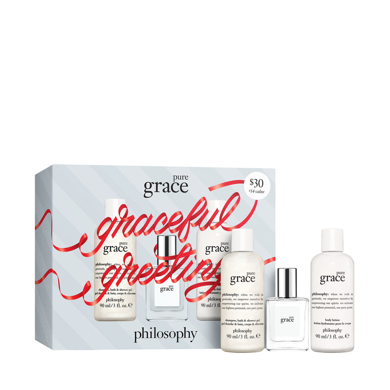 Philosophy Pure Grace Eau de Toilette & Bath Gift Set - 3 Piece