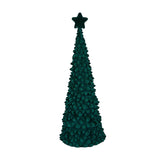 Evergreen Joyful Traditions Flocked Tree with Star LED Table Decor - Set of 2