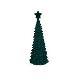 Evergreen Joyful Traditions Flocked Tree with Star LED Table Decor - Set of 2