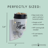 Candle Warmers Etc. Coffee Pluggable Fragrance Warmer