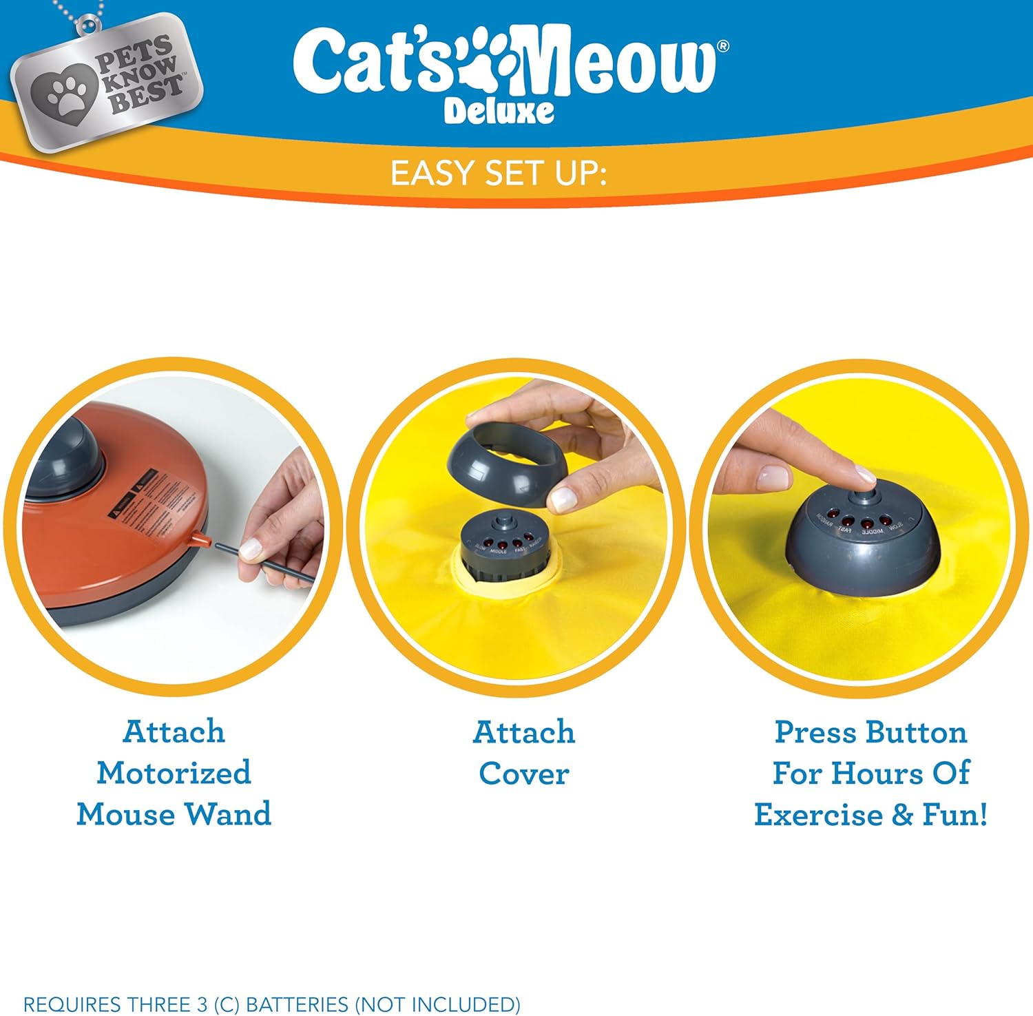 Pets Know Best Cat's Meow Interactive Cat Toy