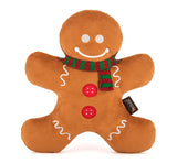 P.L.A.Y. Holiday Classic Holly Jolly Gingerbread Man Dog Toy