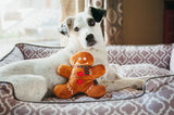 P.L.A.Y. Holiday Classic Holly Jolly Gingerbread Man Dog Toy