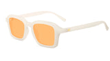 Knockaround Orange Dreamsicle Panoramas Glossy Orange Cream Frame - Tangelo Lens - Polarized Sunglasses