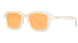 Knockaround Orange Dreamsicle Panoramas Glossy Orange Cream Frame - Tangelo Lens - Polarized Sunglasses