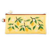 Denik Lemon Embroidered Pouch