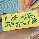 Denik Lemon Embroidered Pouch
