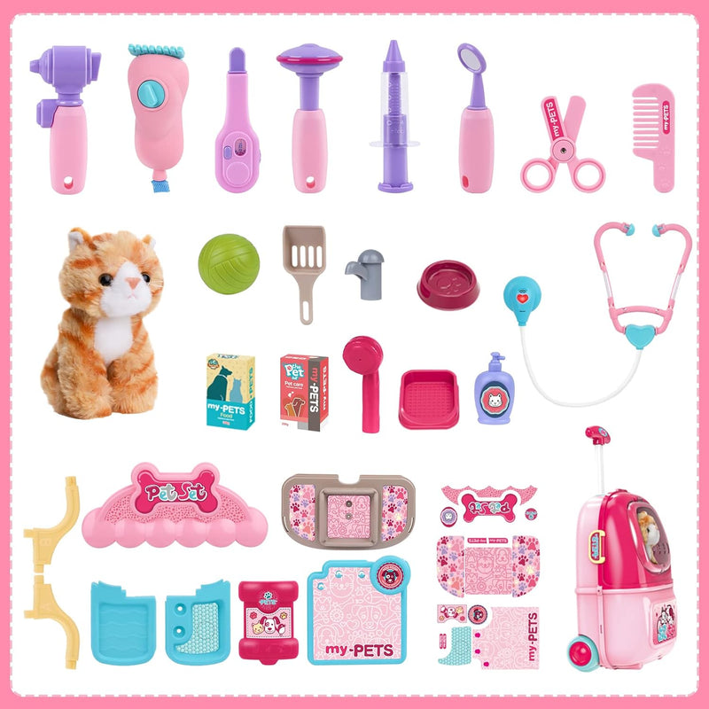 Pet Pals Pet Cat Luggage Play Set