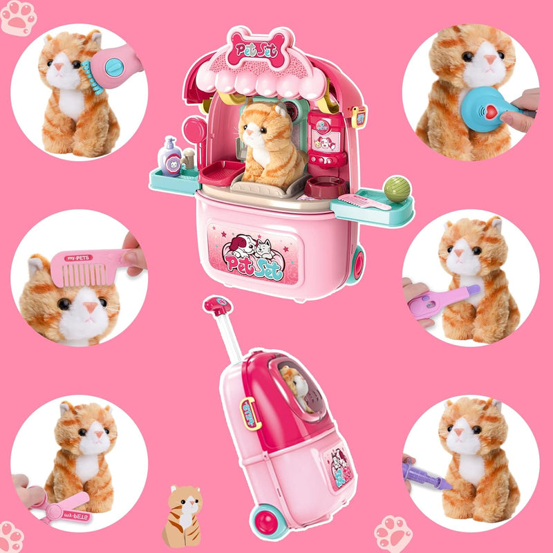 Pet Pals Pet Cat Luggage Play Set