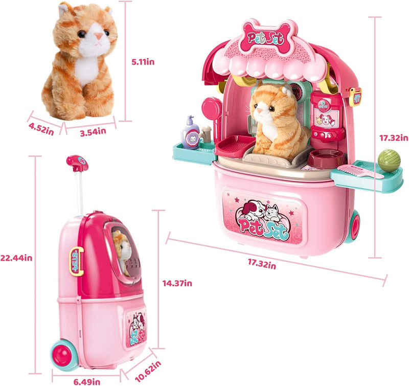 Pet Pals Pet Cat Luggage Play Set