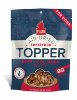 Plato Pet Treats Food Topper Beef & Collagen Recipe - 5.5 oz.
