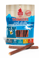 Plato Pet Treats Thinkers Salmon Dog Treats - 10 oz.