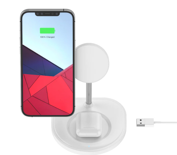 phonesuit 3-In-1 MagStand Wireless Charging Station