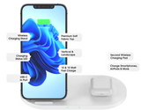 phonesuit Novo Dual Wireless Charging Station - 15W