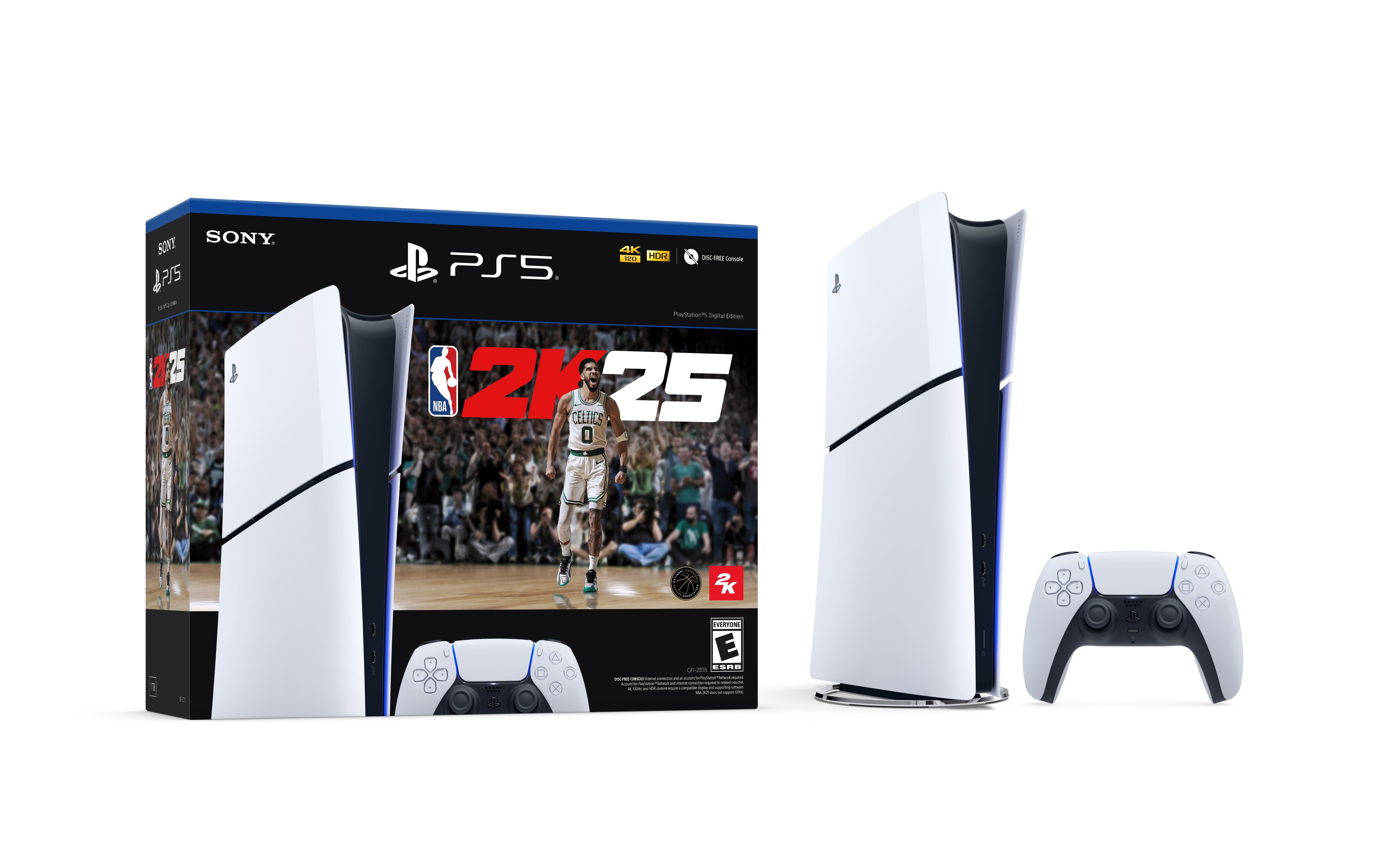 Sony PlayStation 5 Digital Console NBA 2K25 Slim Bundle
