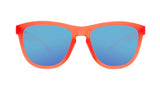 Knockaround Premium Sports Fruit Punch Frame - Aqua Mirrored Lens - Polarized Sunglasses