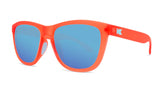 Knockaround Premium Sports Fruit Punch Frame - Aqua Mirrored Lens - Polarized Sunglasses