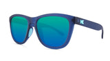 Knockaround Premiums Sport Navy Frame - Caribbean Moonshine Lens - Polarized Sunglasses