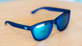 Knockaround Premiums Sport Navy Frame - Caribbean Moonshine Lens - Polarized Sunglasses