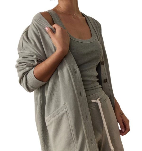 Marine Layer Womens Cloud 9 Fleece Cardigan