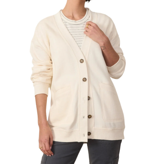Marine Layer Womens Cloud 9 Fleece Cardigan
