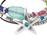 UNOde50 Feeling Good Silver-Plated Stone Bracelet - Medium