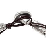UNOde50 Feeling Good Silver-Plated Stone Bracelet - Medium