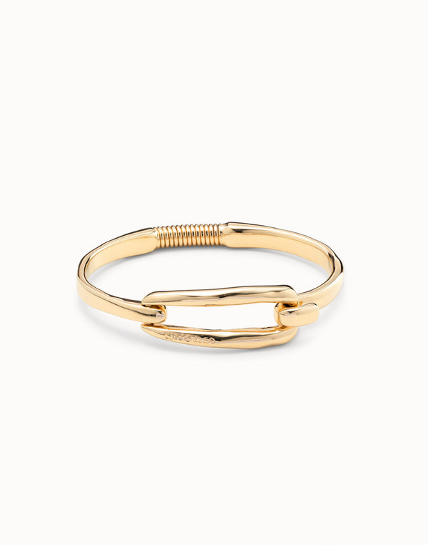 UNOde50 18K Gold-Plated Buckle Bracelet - Medium