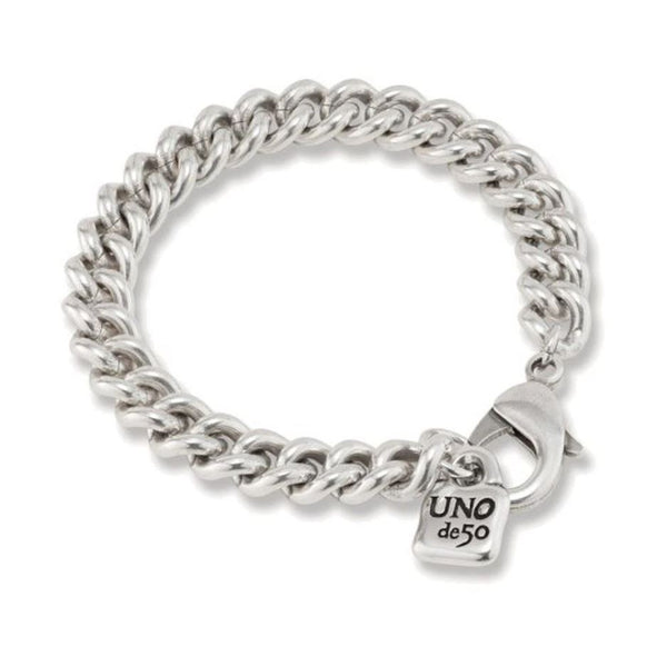 UNOde50 Jupiter Silver Plated Bracelet - Large