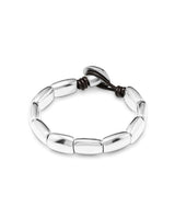 UNOde50 Petals Silver Plated Bracelet - Medium