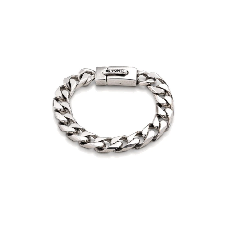 UNOde50 Sharp Silver Plated Bracelet - Medium – ShopCGX UNOde50 Sharp Silver Plated Bracelet - Medium – ShopCGX